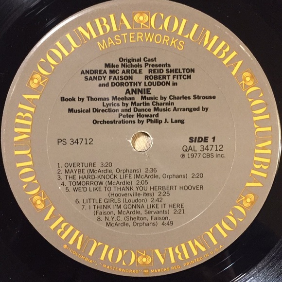 Annie - (Original Cast Recording) Vinyl LP - Picture 4 of 5